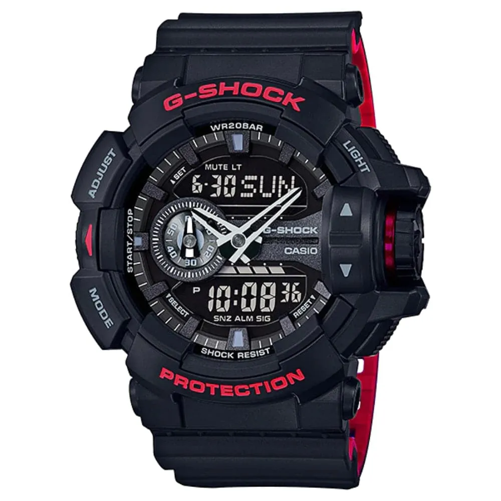 CASIO G-SHOCK GA-400HR-1ADR-P DIGITAL QUARTZ BLACK RESIN UNISEX'S WATCH 
