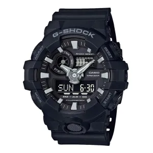 CASIO G-SHOCK GA-700-1BDR-P DIGITAL QUARTZ BLACK RESIN MEN'S WATCH 