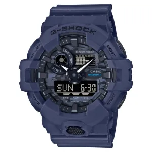 CASIO G-SHOCK GA-700CA-2ADR BLUE RESIN MEN WATCH 