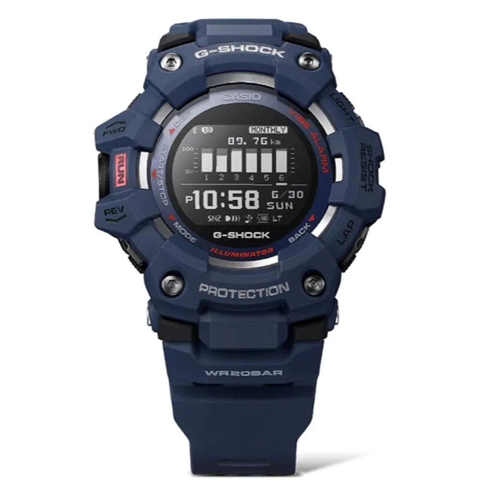   G-SHOCK GBD-100-2DR RESIN NAVY BLUE STRAP MEN'S WATCH