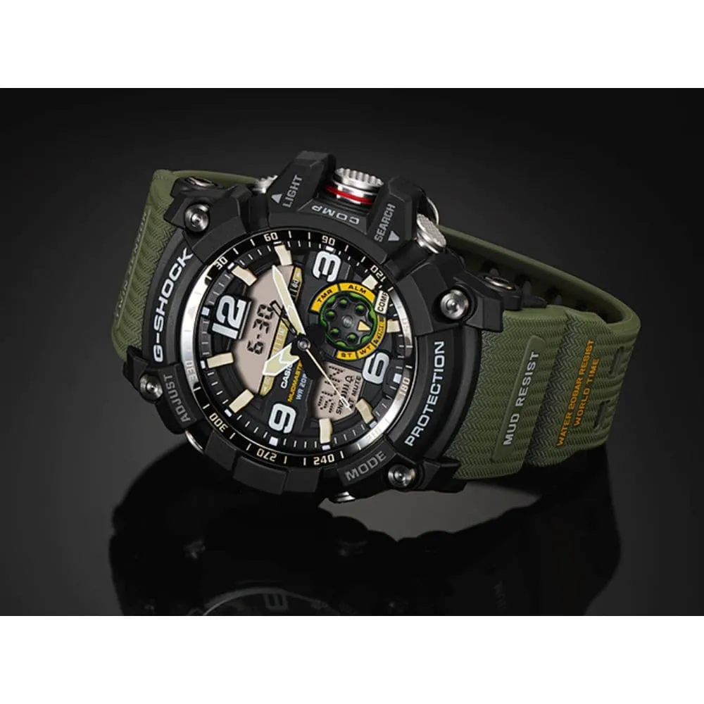   G-SHOCK GG-1000-1A3DR MUDMASTER GREEN RESIN STRAP MEN'S WATCH