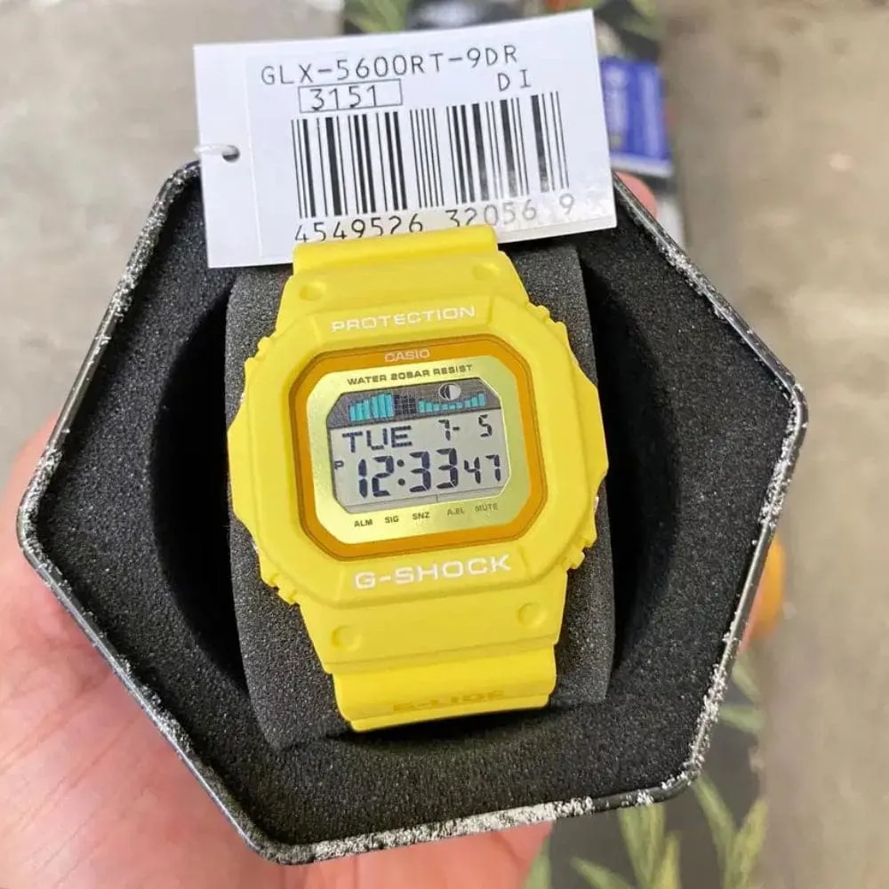   G-SHOCK GLX-5600RT-9DR-P DIGITAL YELLOW STRAP UNISEX WATCH