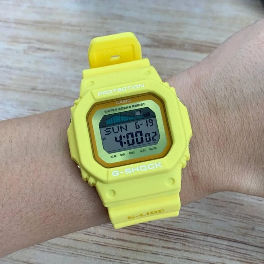   G-SHOCK GLX-5600RT-9DR-P DIGITAL YELLOW STRAP UNISEX WATCH