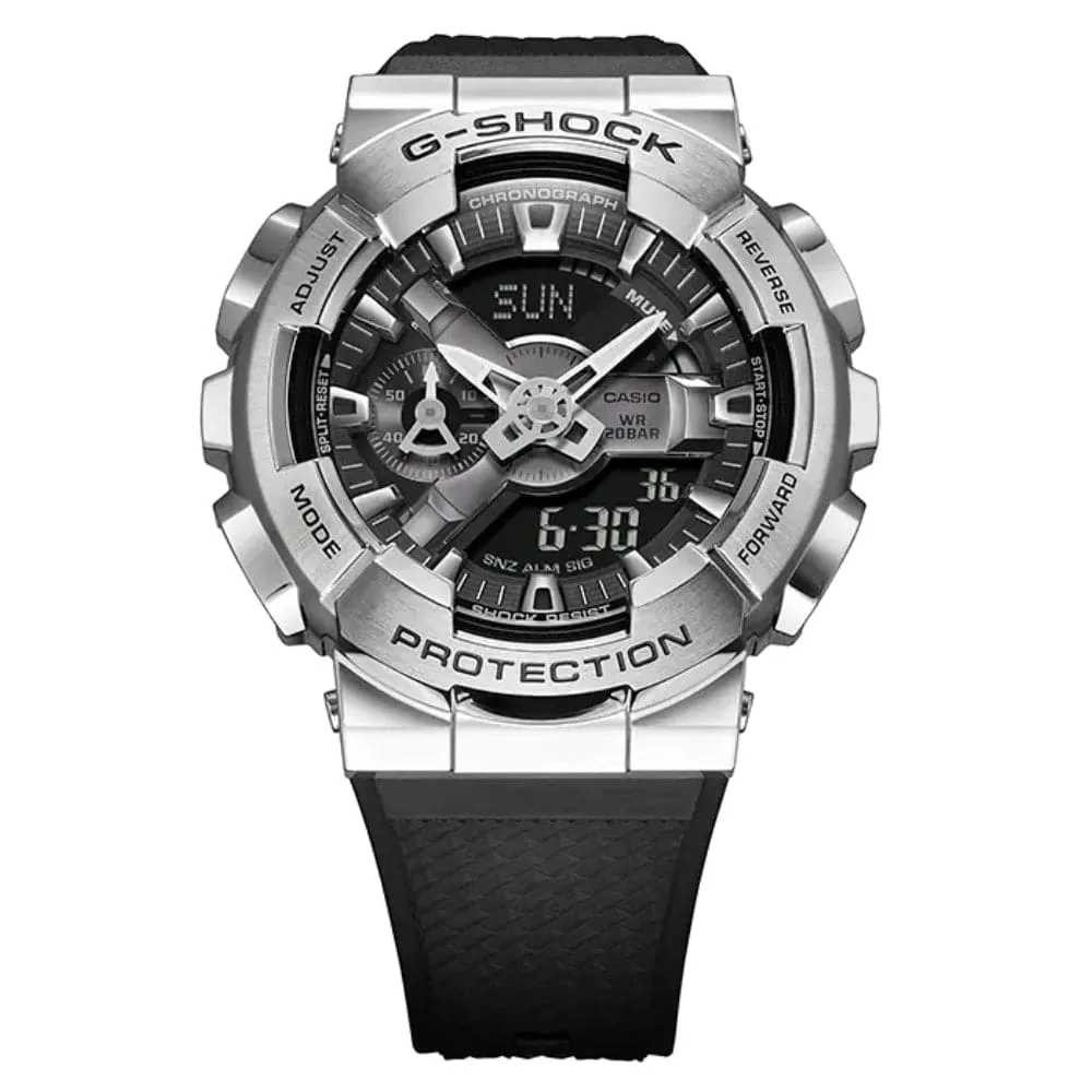   G-SHOCK GM-110-1ADF-P BLACK RESIN STRAP MEN WATCH