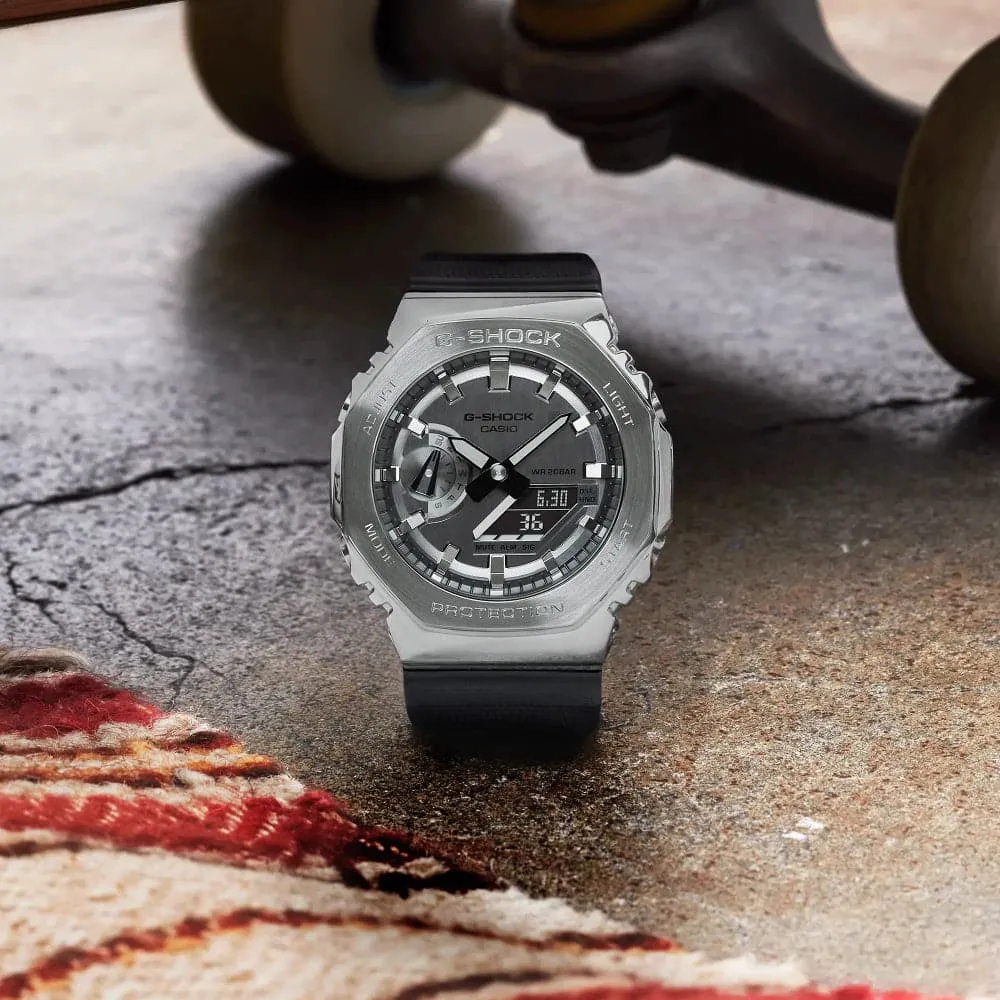   G-SHOCK GM-2100-1ADR-P BLACK RESIN STRAP MEN WATCH