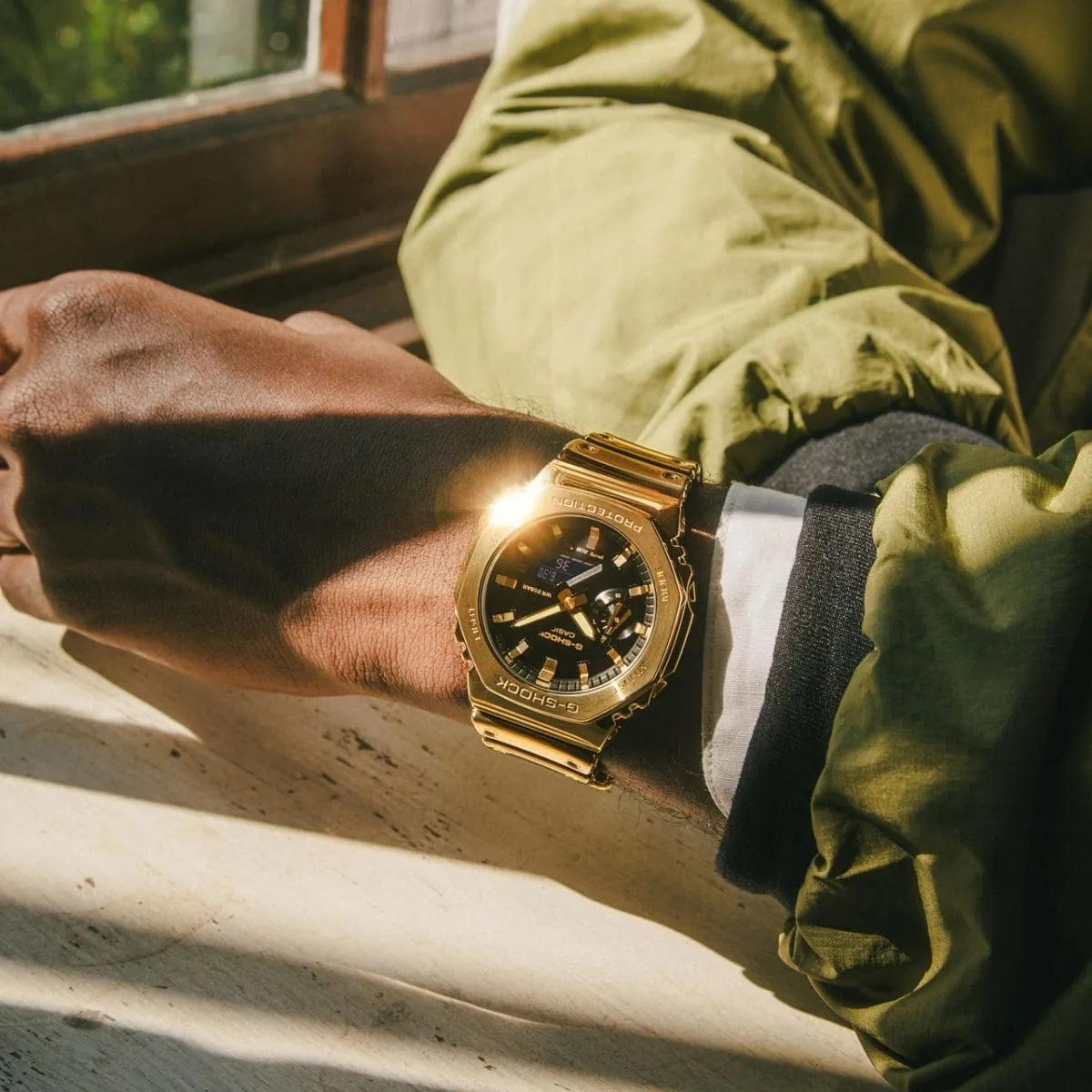   G-SHOCK GM-2100YM FINE METALLIC SERIES ANALOG-DIGITAL RESIN WATCH