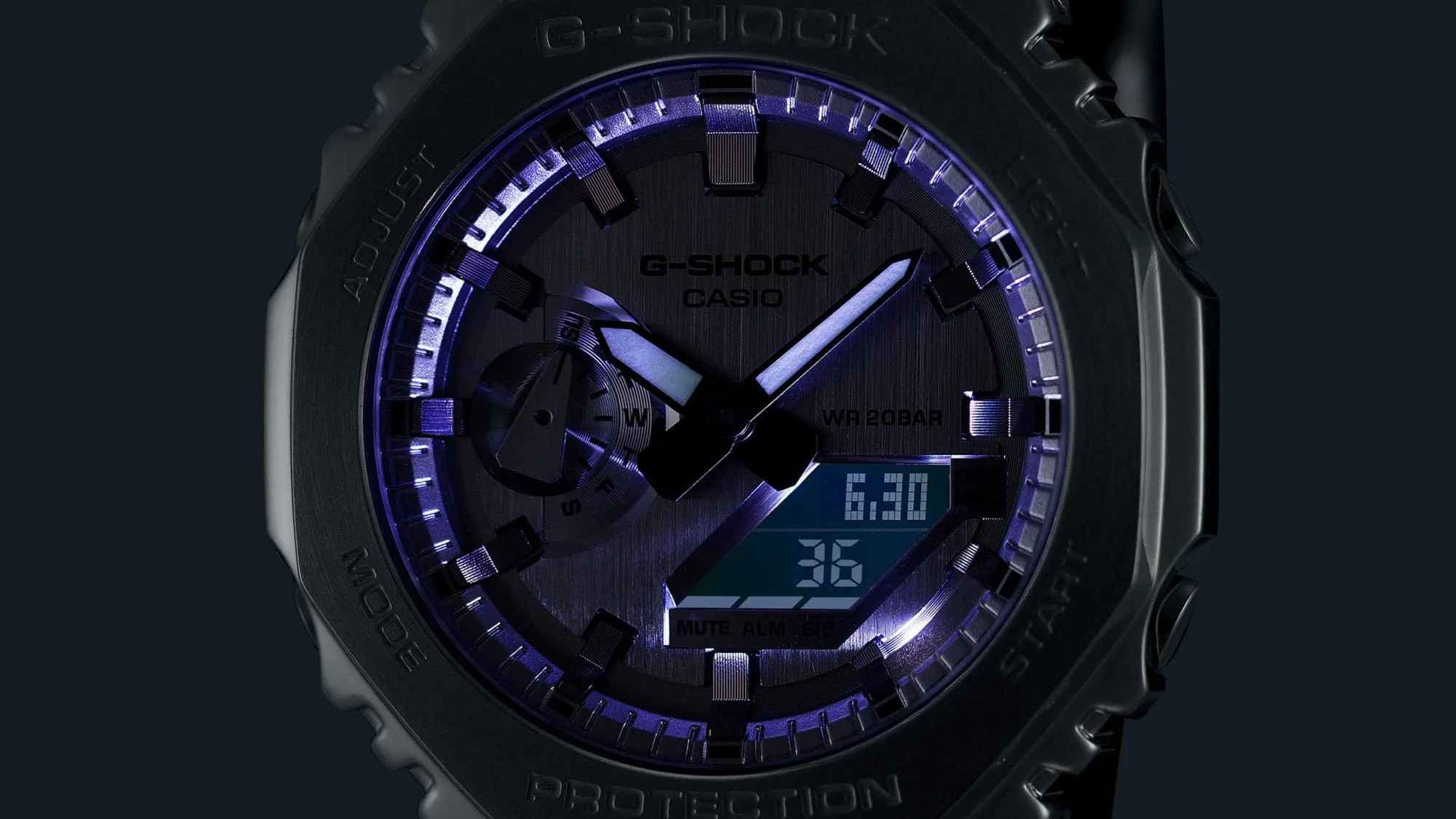   G-SHOCK GM-5600YM FINE METALLIC SERIES DIGITAL RESIN WATCH