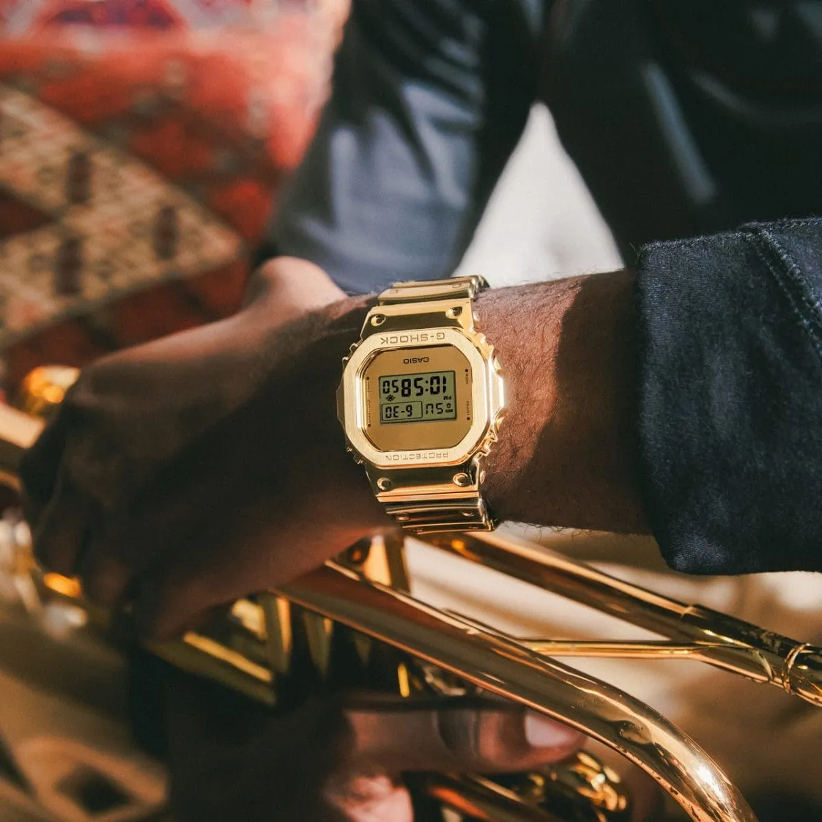   G-SHOCK GM-5600YM FINE METALLIC SERIES DIGITAL RESIN WATCH