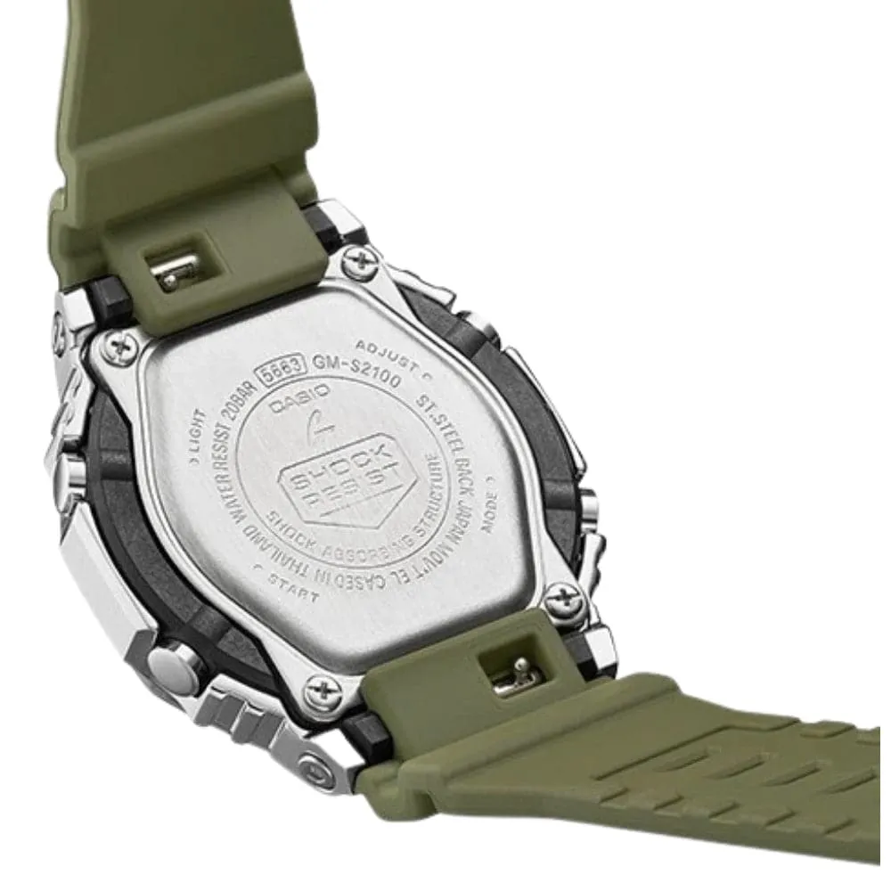   G-SHOCK GM-S2100-3ADR-P GREEN RESIN STRAP WOMEN WATCH