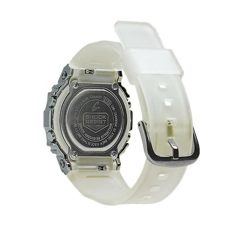   G-SHOCK GM-S5600SK-7DR-P WHITE RESIN WOMEN WATCH