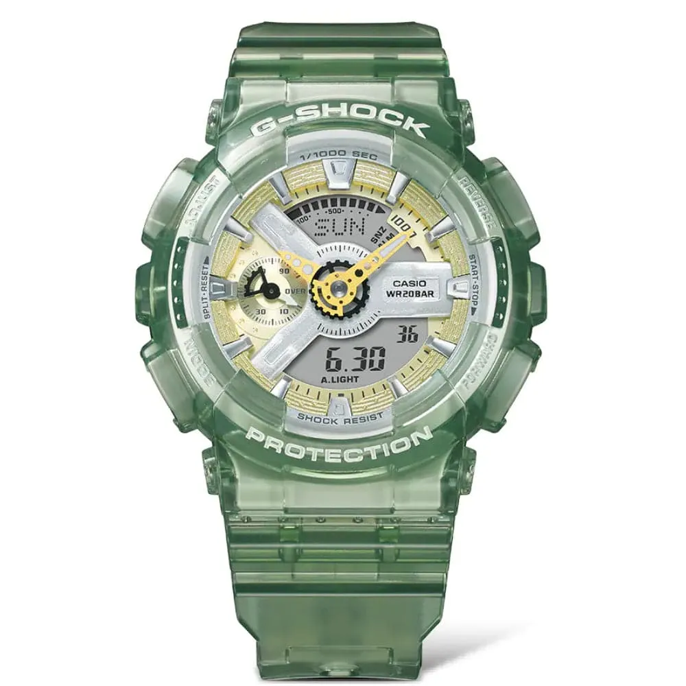   G-SHOCK GMA-S110GS-3A-P GREEN RESIN STRAP UNISEX WATCH