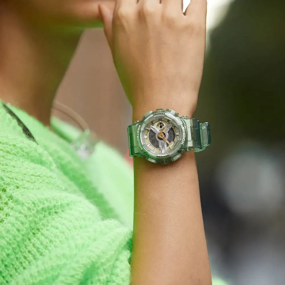   G-SHOCK GMA-S110GS-3A-P GREEN RESIN STRAP UNISEX WATCH