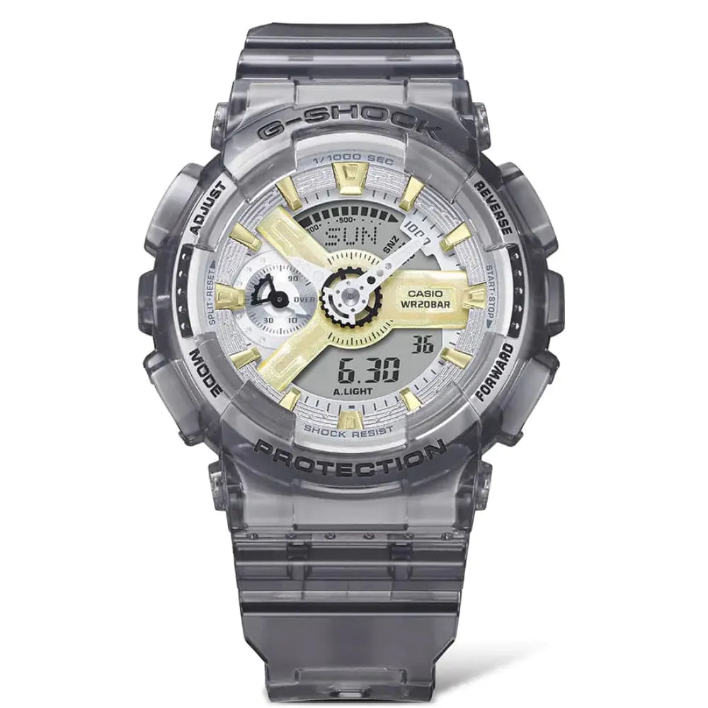   G-SHOCK GMA-S110GS-8A-P GRAY RESIN STRAP UNISEX WATCH