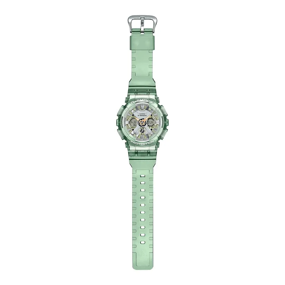   G-SHOCK GMA-S120GS-3A-P TRANSPARENT RESIN STRAP UNISEX WATCH