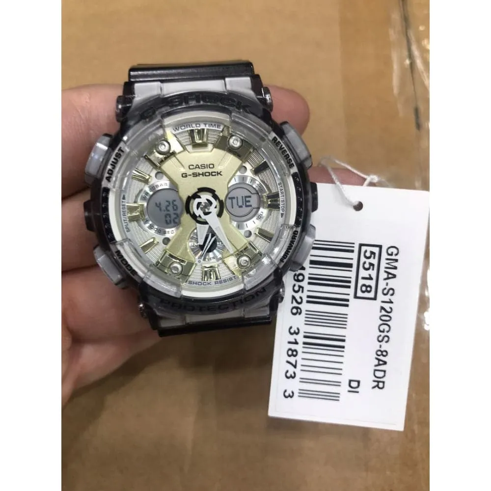   G-SHOCK GMA-S120GS-8A-P RESIN STRAP UNISEX WATCH