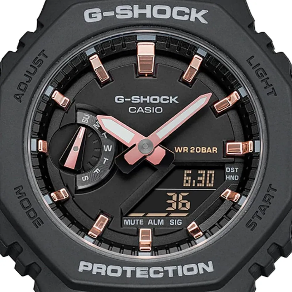   G-SHOCK GMA-S2100-1ADR-P BLACK RESIN STRAP MEN WATCH