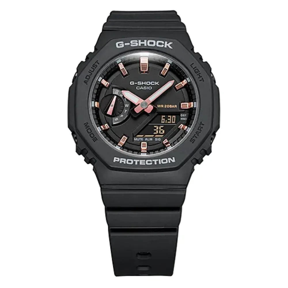   G-SHOCK GMA-S2100-1ADR-P BLACK RESIN STRAP MEN WATCH