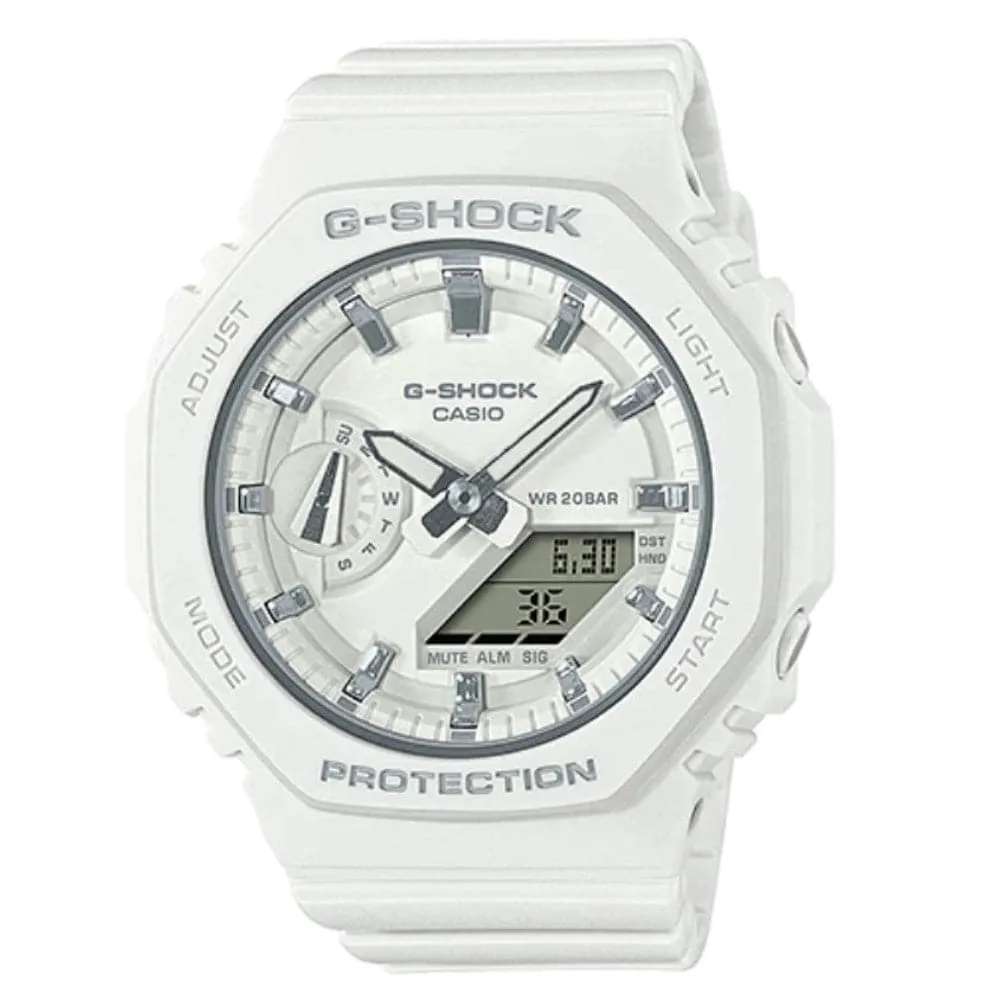 CASIO G-SHOCK GMA-S2100-7ADR-P WHITE RESIN STRAP WOMEN WATCH 