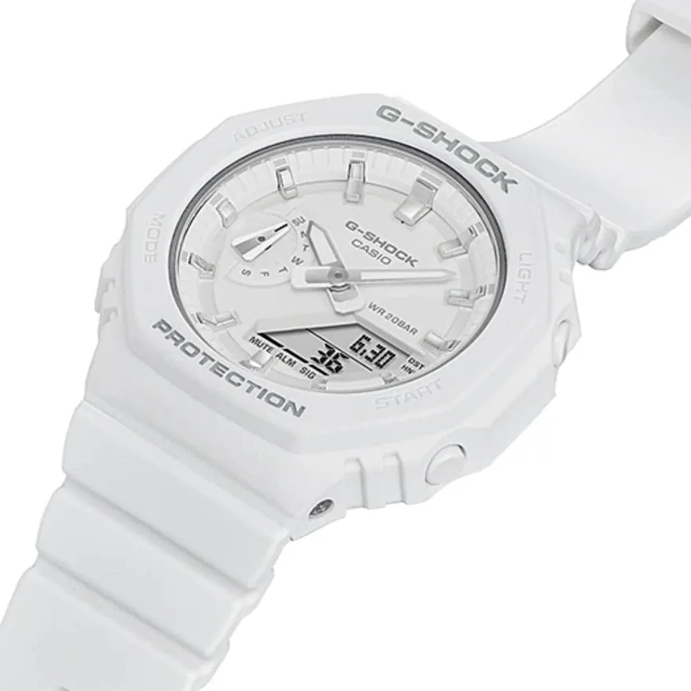   G-SHOCK GMA-S2100-7ADR-P WHITE RESIN STRAP WOMEN WATCH