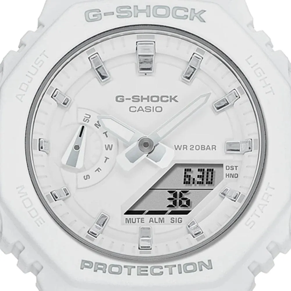   G-SHOCK GMA-S2100-7ADR-P WHITE RESIN STRAP WOMEN WATCH