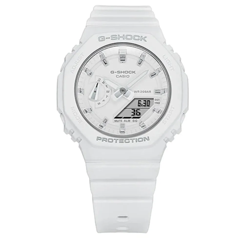   G-SHOCK GMA-S2100-7ADR-P WHITE RESIN STRAP WOMEN WATCH