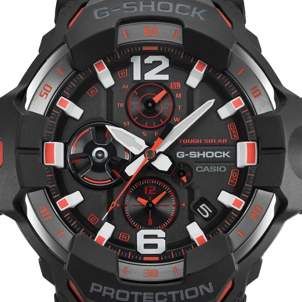   G-Shock Gravity Master Black Resin Strap Men's Watch GR-B300-1A4DR