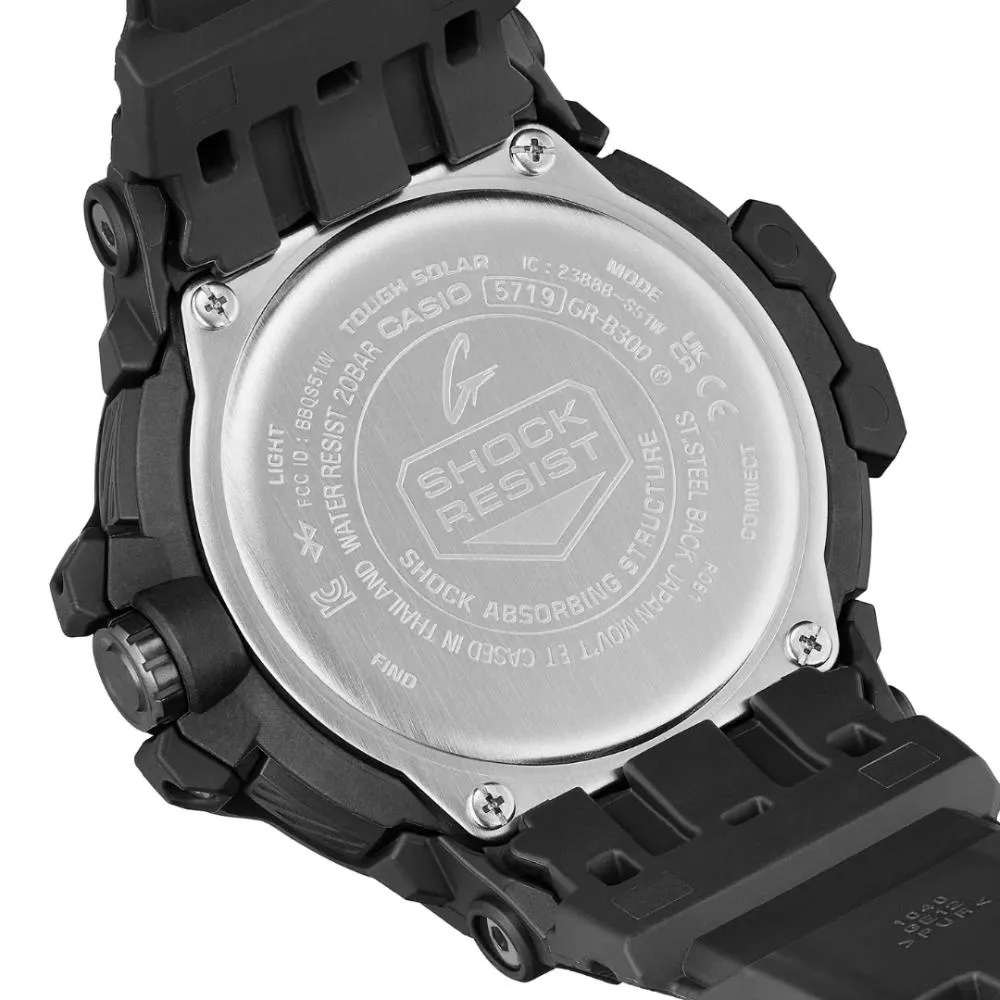   G-Shock Gravity Master Black Resin Strap Men's Watch GR-B300-1ADR