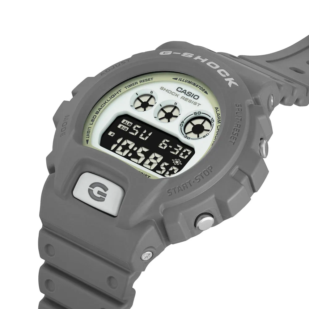   G-Shock Gray Resin Strap Men Watch DW-6900HD-8DR