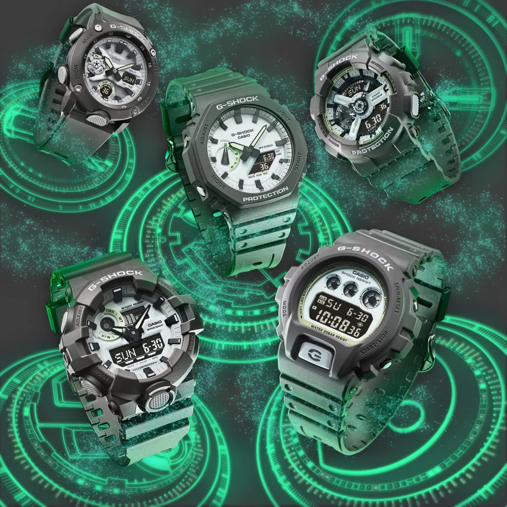   G-Shock Gray Resin Strap Men Watch DW-6900HD-8DR