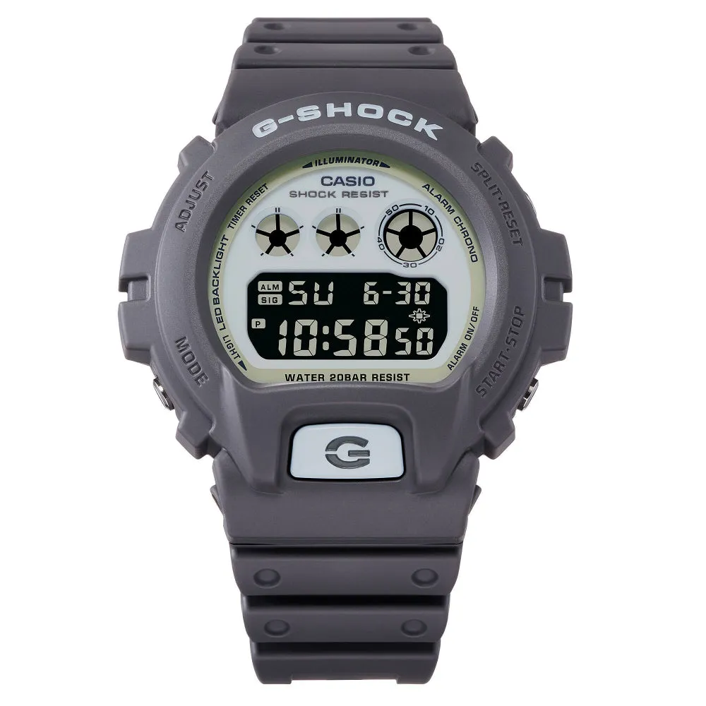   G-Shock Gray Resin Strap Men Watch DW-6900HD-8DR