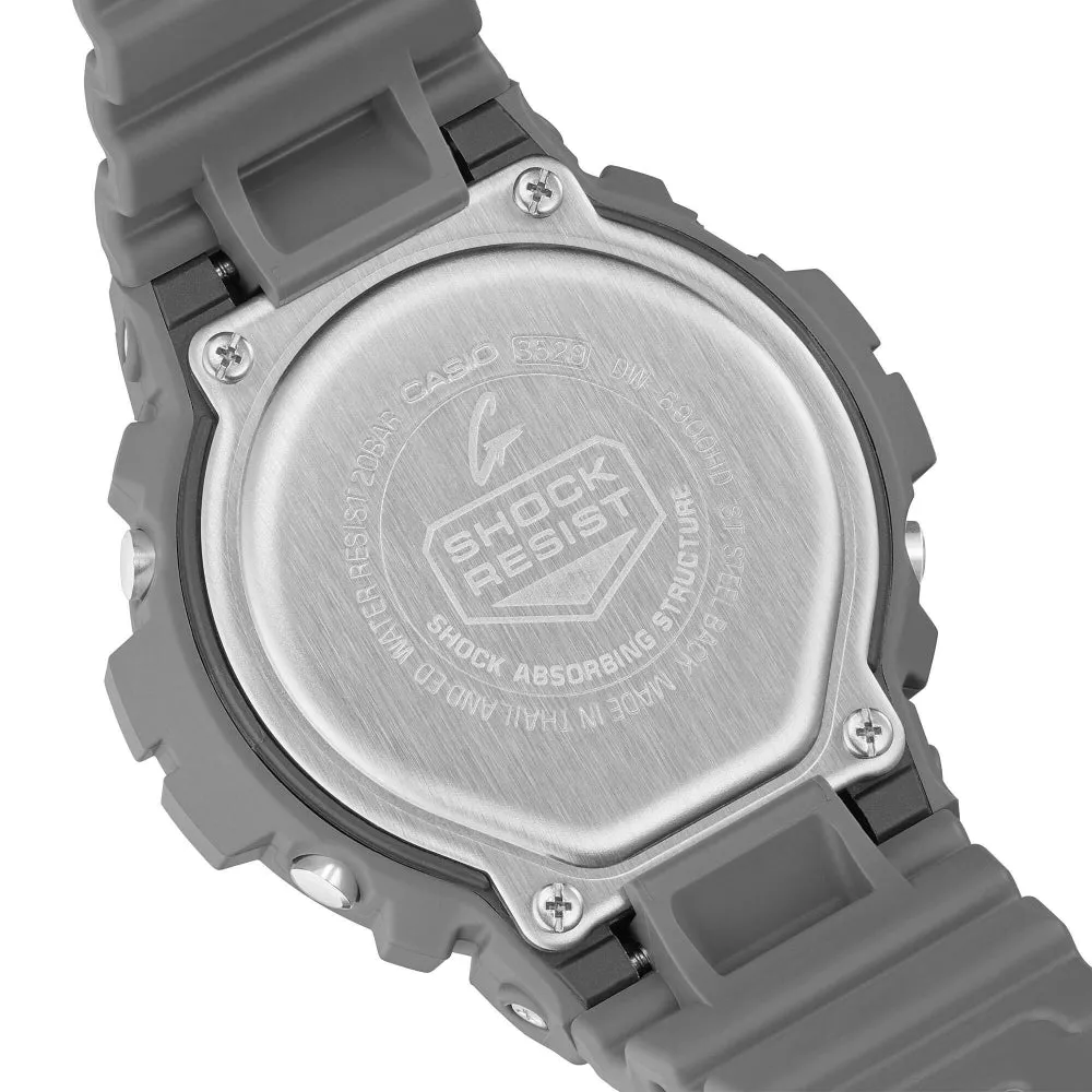   G-Shock Gray Resin Strap Men Watch DW-6900HD-8DR