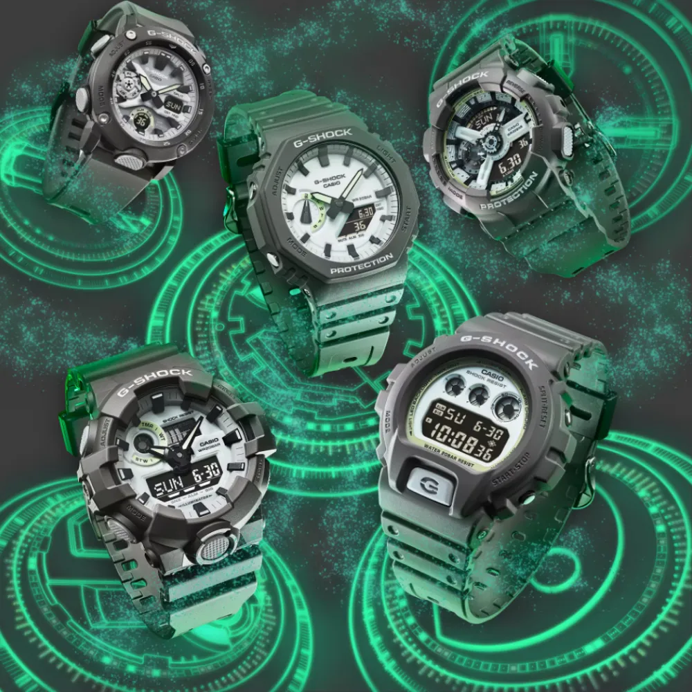   G-Shock Gray Resin Strap Men Watch GA-700HD-8ADR