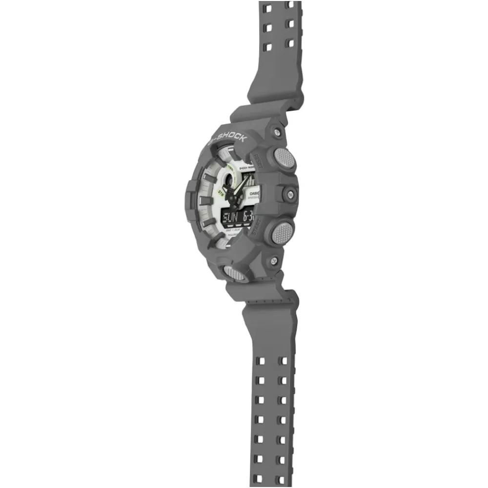   G-Shock Gray Resin Strap Men Watch GA-700HD-8ADR