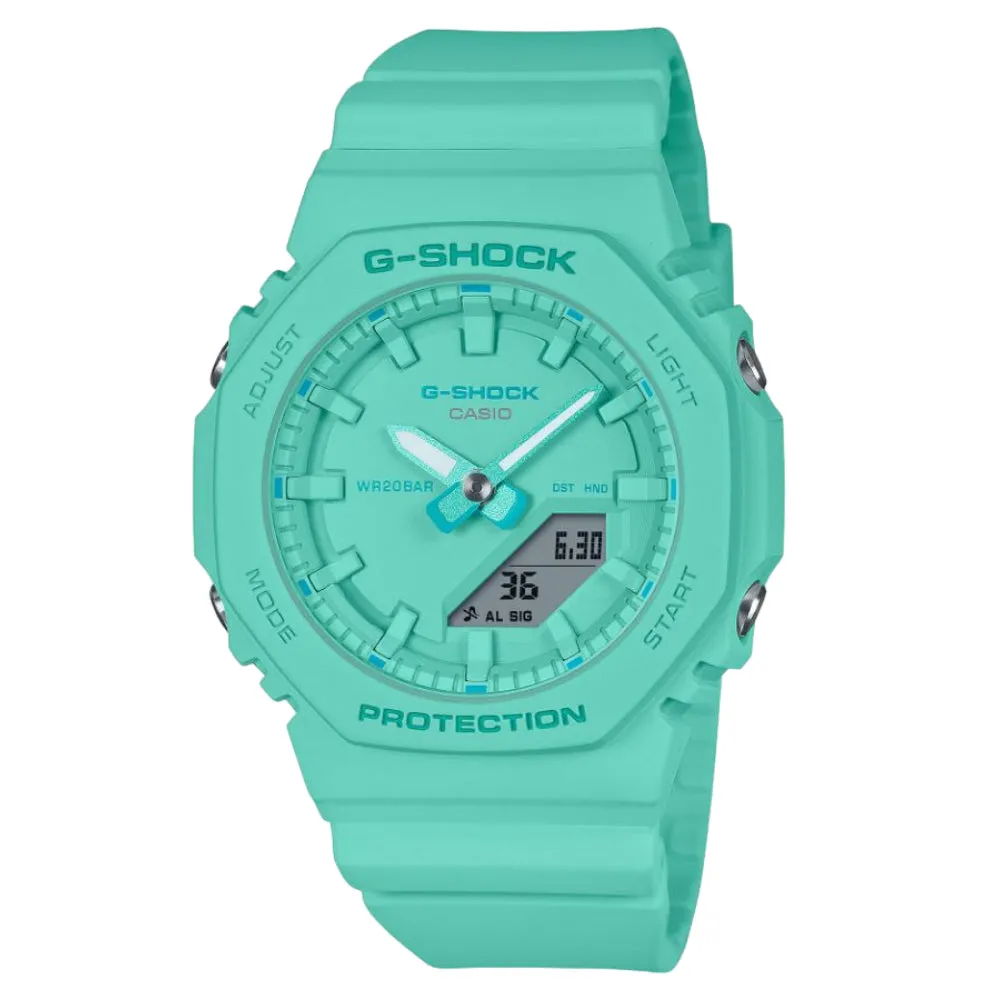 Casio G-Shock Green Resin Strap Women Watch GMA-P2100-2ADR-P 