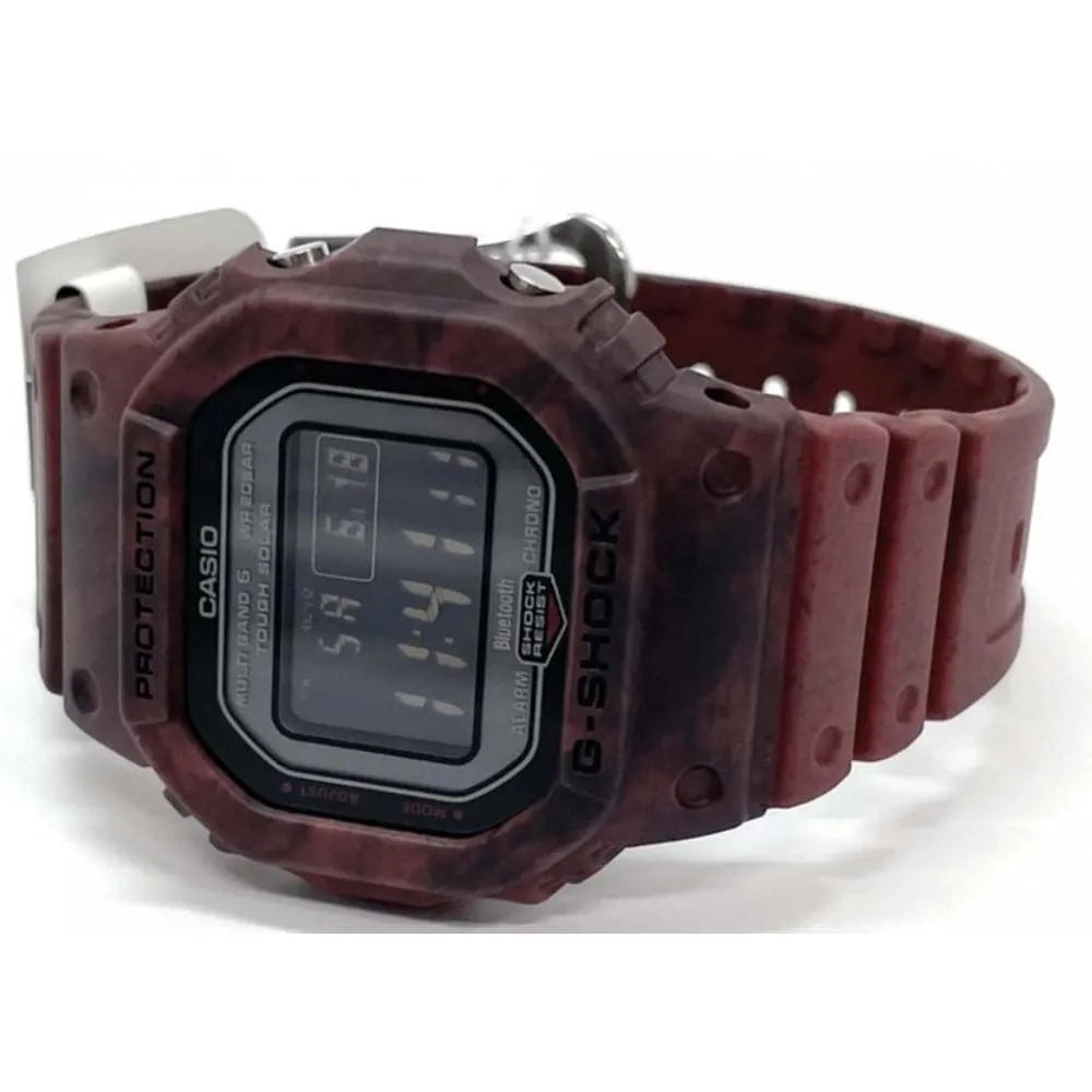   G-Shock Maroon Resin Strap Men Watch GW-B5600SL-4DR-P