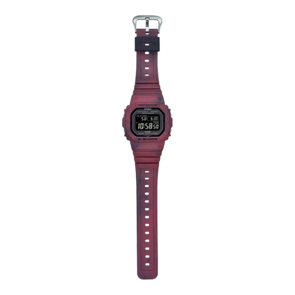   G-Shock Maroon Resin Strap Men Watch GW-B5600SL-4DR-P