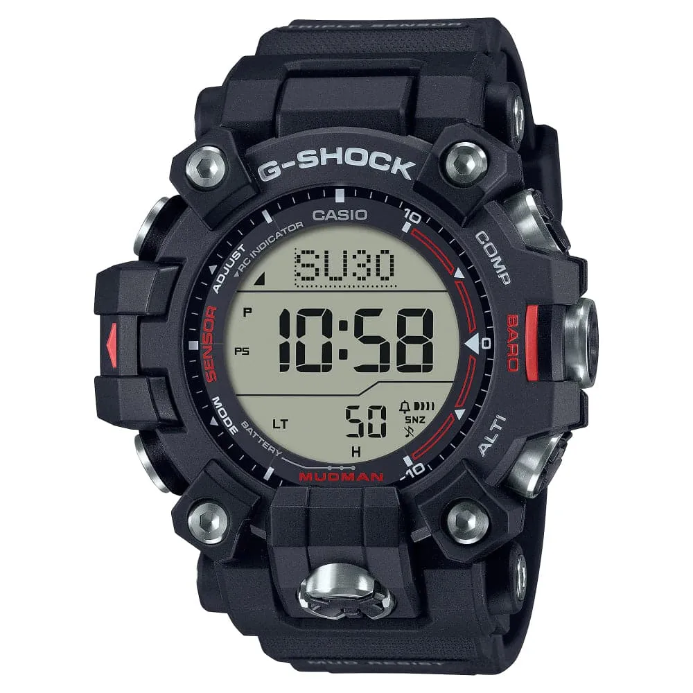 Casio G-Shock Master of G - Land Mudman Digital Black Resin Strap Men Watch GW-9500-1DR 