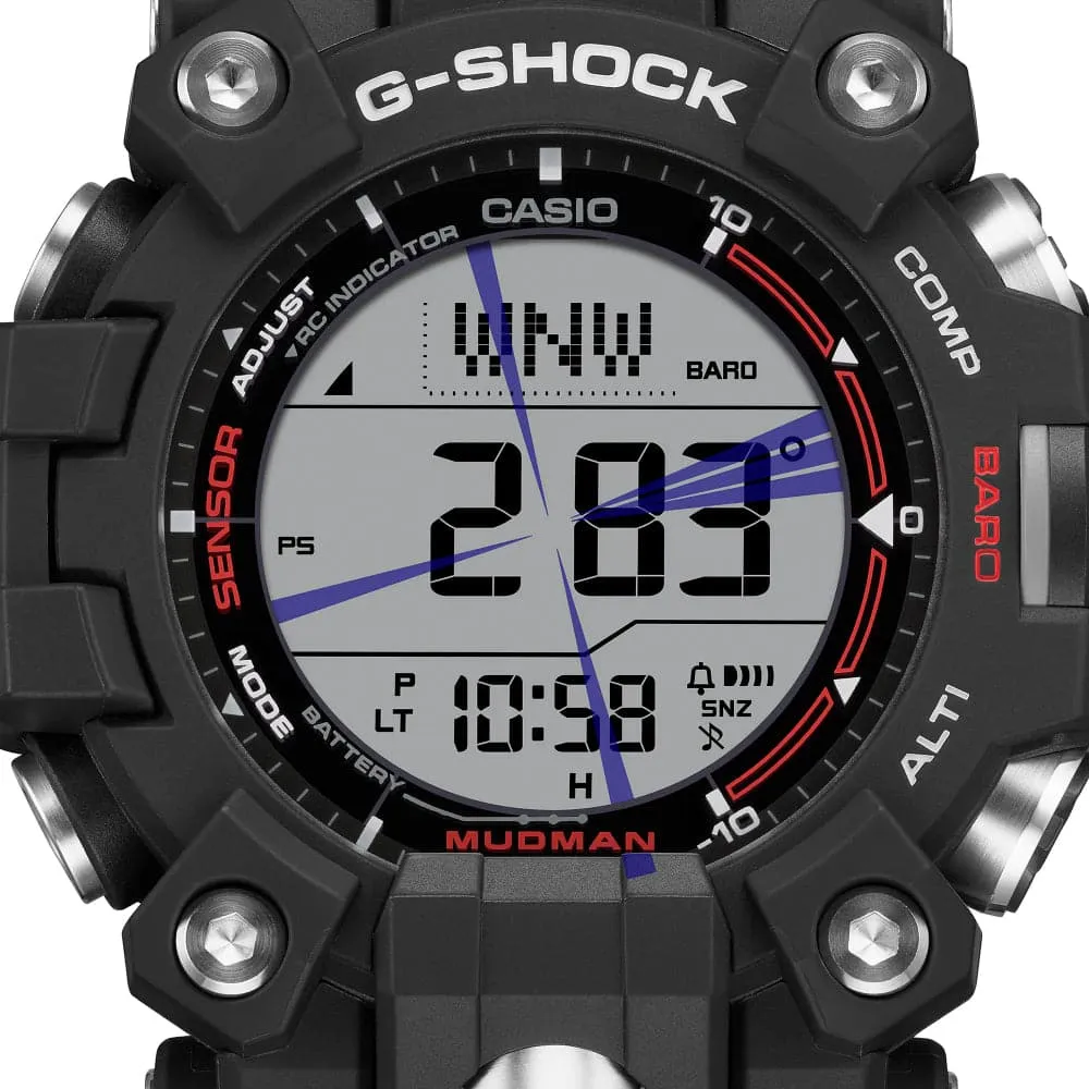   G-Shock Master of G - Land Mudman Digital Black Resin Strap Men Watch GW-9500-1DR