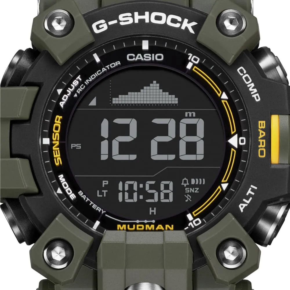   G-Shock Master of G - Land Mudman Green Resin Strap Men Watch GW-9500-3DR