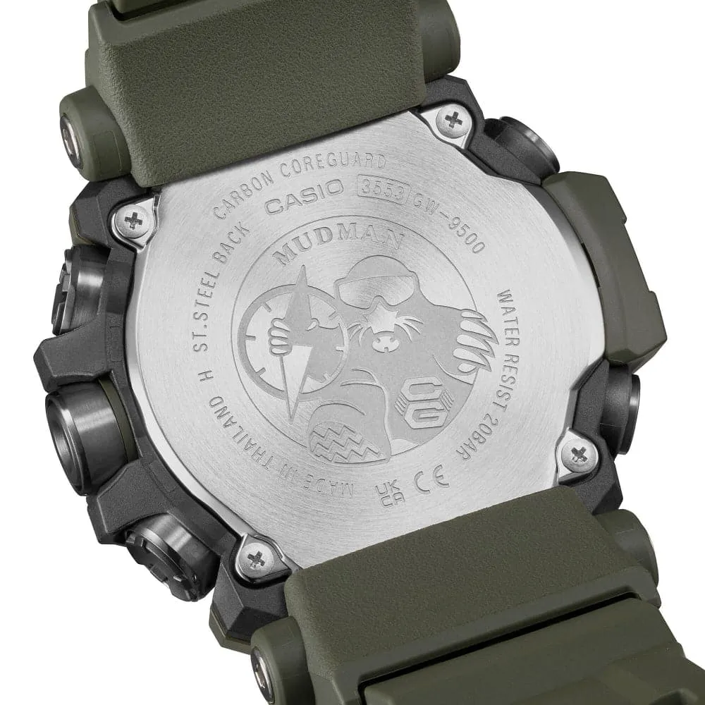   G-Shock Master of G - Land Mudman Green Resin Strap Men Watch GW-9500-3DR