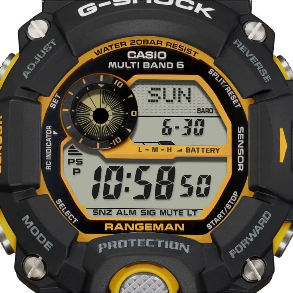   G-Shock Master Of G-Land Rangeman Black Resin Strap Men Watch GW-9400Y-1DR