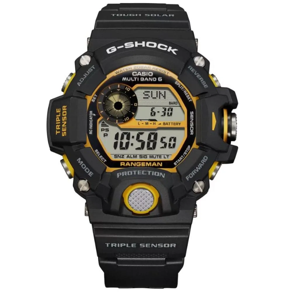   G-Shock Master Of G-Land Rangeman Black Resin Strap Men Watch GW-9400Y-1DR