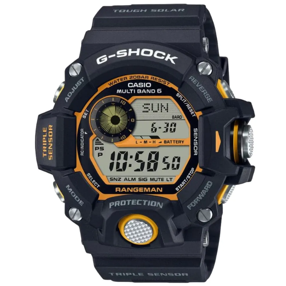 Casio G-Shock Master Of G-Land Rangeman Black Resin Strap Men Watch GW-9400Y-1DR 