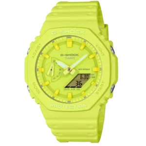 Casio G-Shock Mint Green Resin Strap Men Watch GA-2100-9A9DR-P 