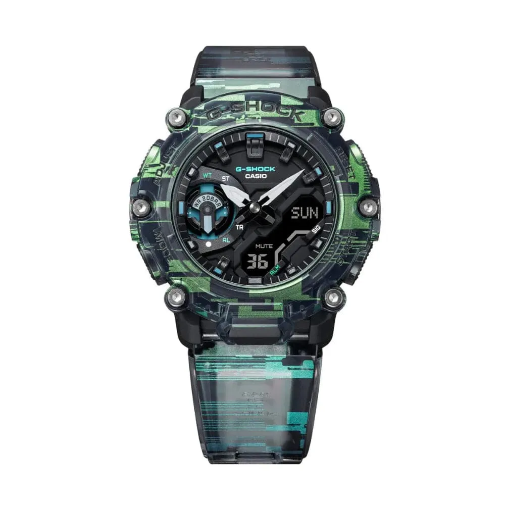   G-Shock Multicolor Resin Strap Men Watch GA-2200NN-1ADR-P