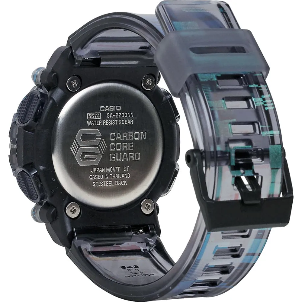   G-Shock Multicolor Resin Strap Men Watch GA-2200NN-1ADR-P