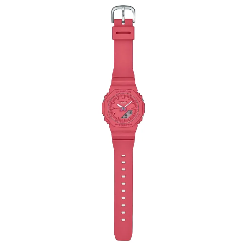   G-Shock Pink Resin Strap Men Watch GMA-P2100-4ADR-P