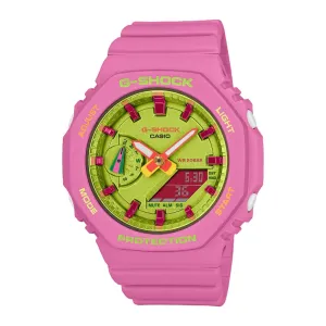 Casio G-Shock Pink Resin Strap Women Watch GMA-S2100BS-4ADR-P 