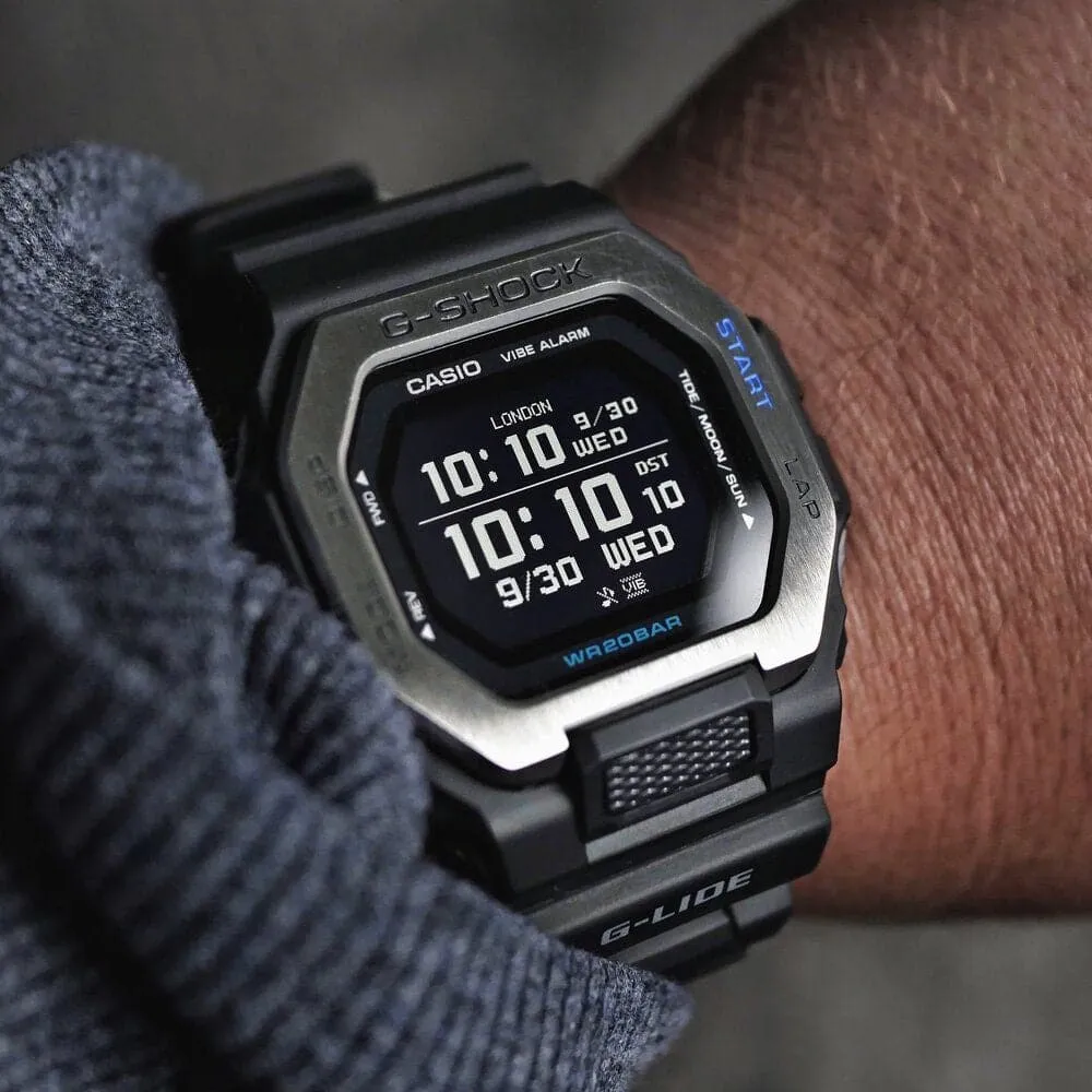   G-Shock Standard Digital Black Resin Strap Watch For Men GBX-100-1DR