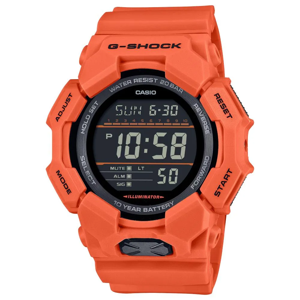 Casio G-Shock Standard Digital Orange Men's Watch GD-010-4DR 
